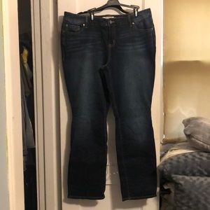 Torrid barely boot jeans, dark blue, size 20